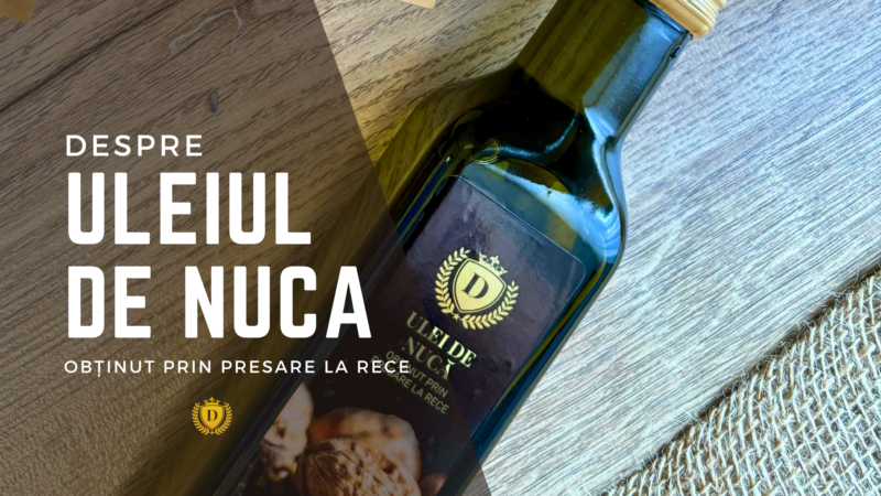 Uleiului Presat la Rece de Nucă
